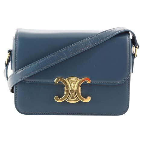 celine triomphe blue|TRIOMPHE .